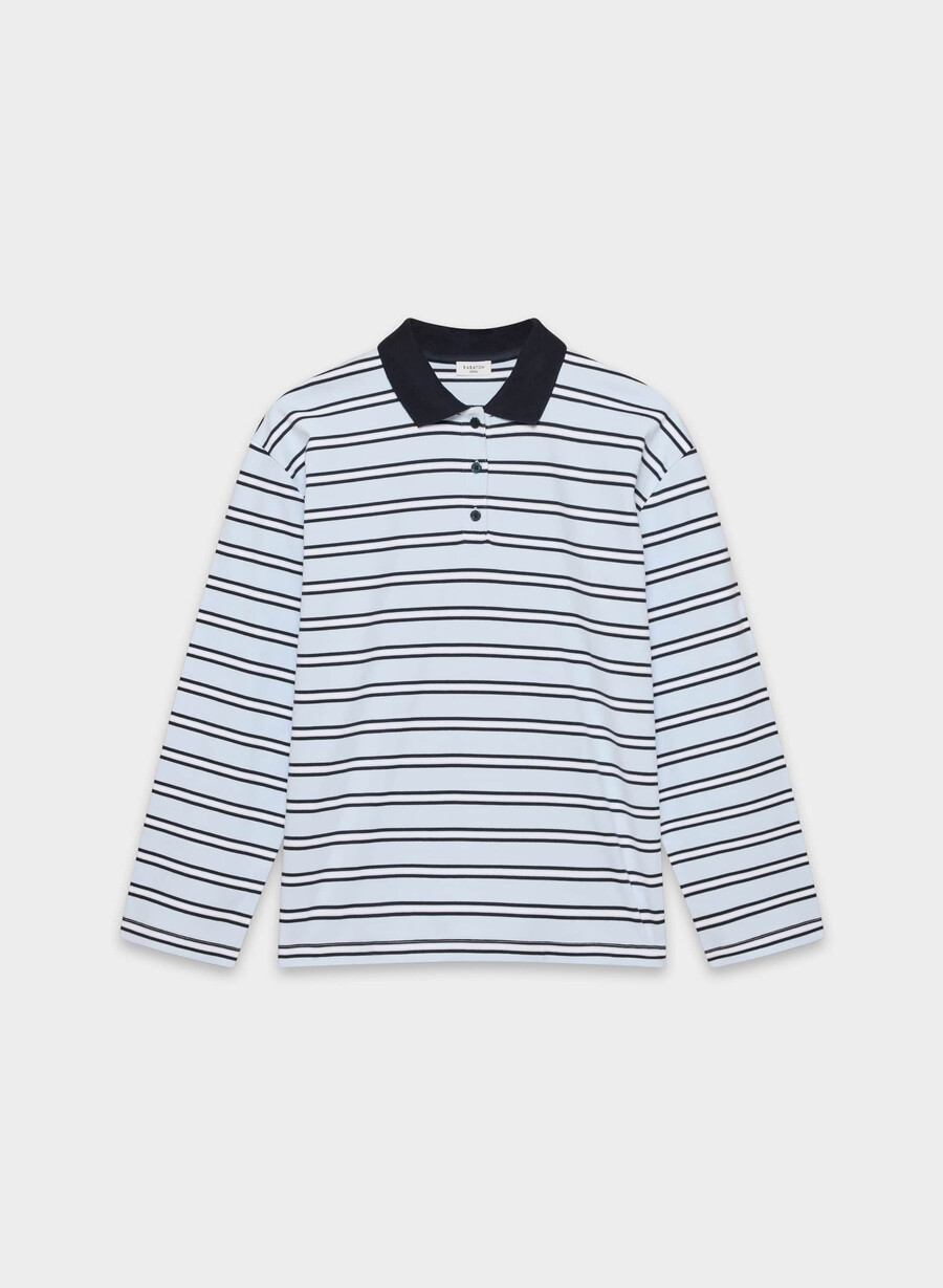 interlock baumwoll-eton langarmshirt mddy bldrk nght nvy