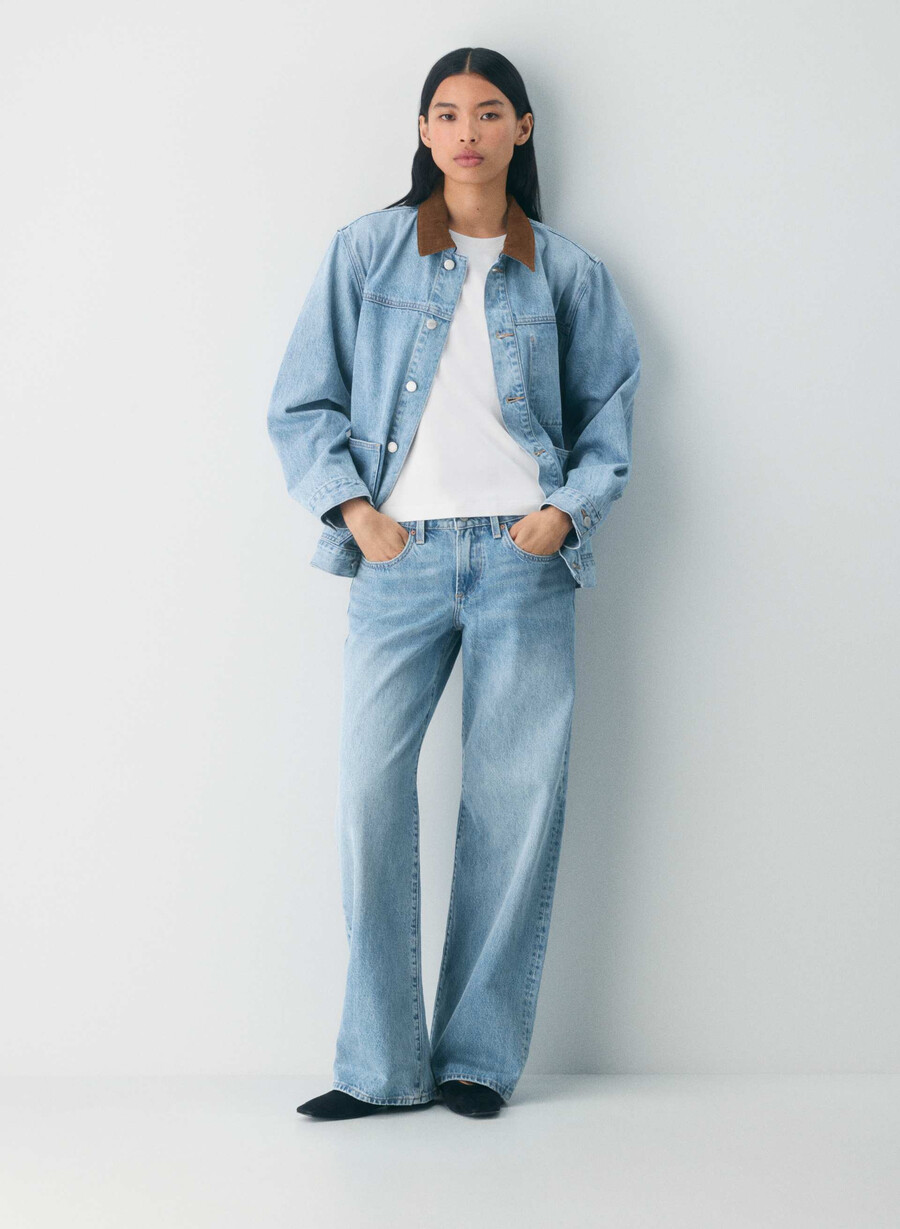 denim forum die 90er super lo-rise baggy jeans 7 yrs bleu taboo