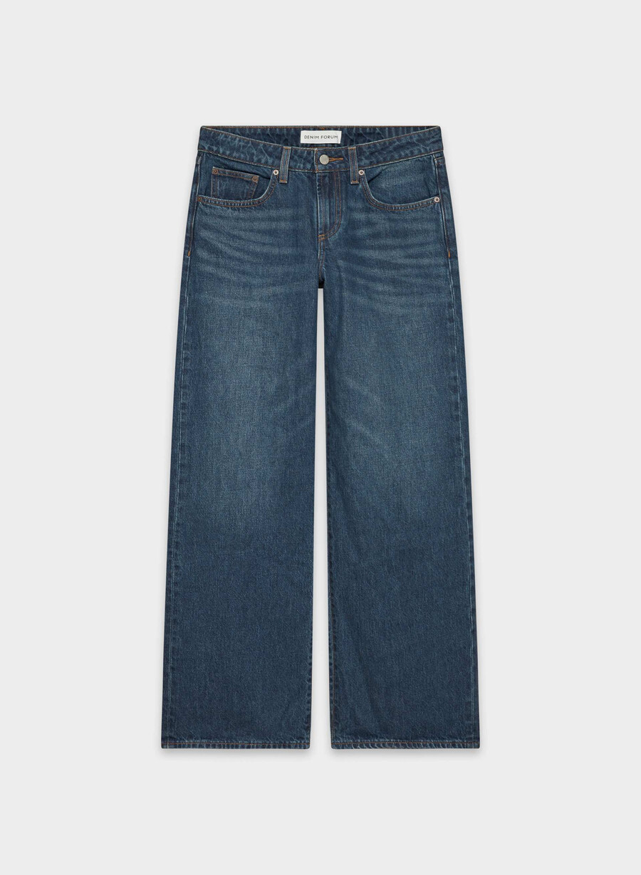 denim forum die 90er super lo-rise baggy jeans be about dark bleu