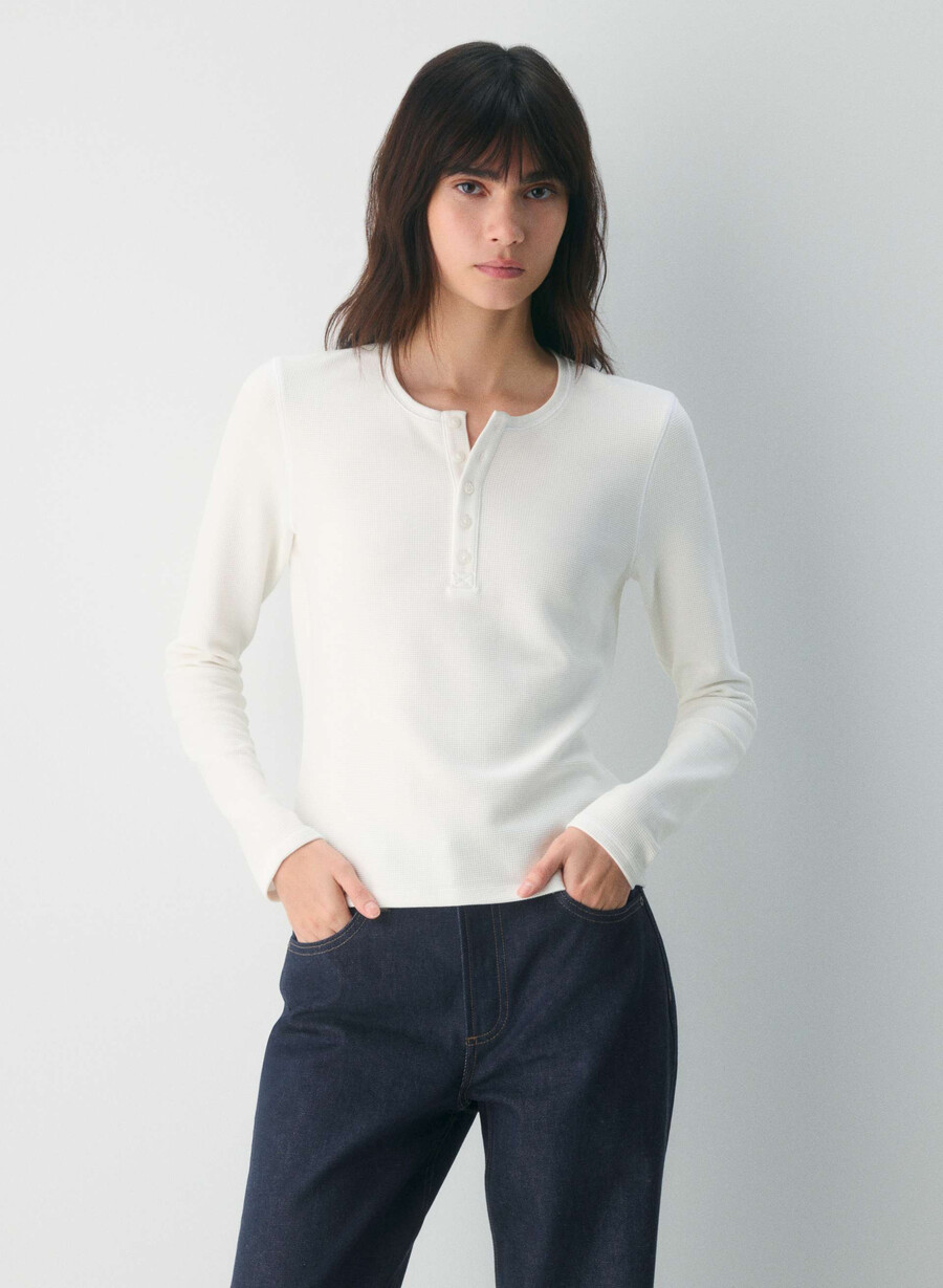 neues wafflex blur langarmshirt oak