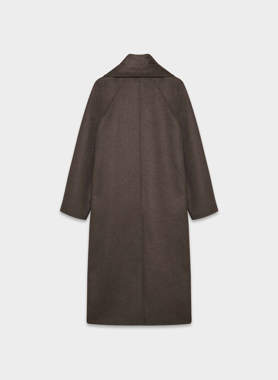 der doppelseitige mantel „embrace – luxe rewool soot