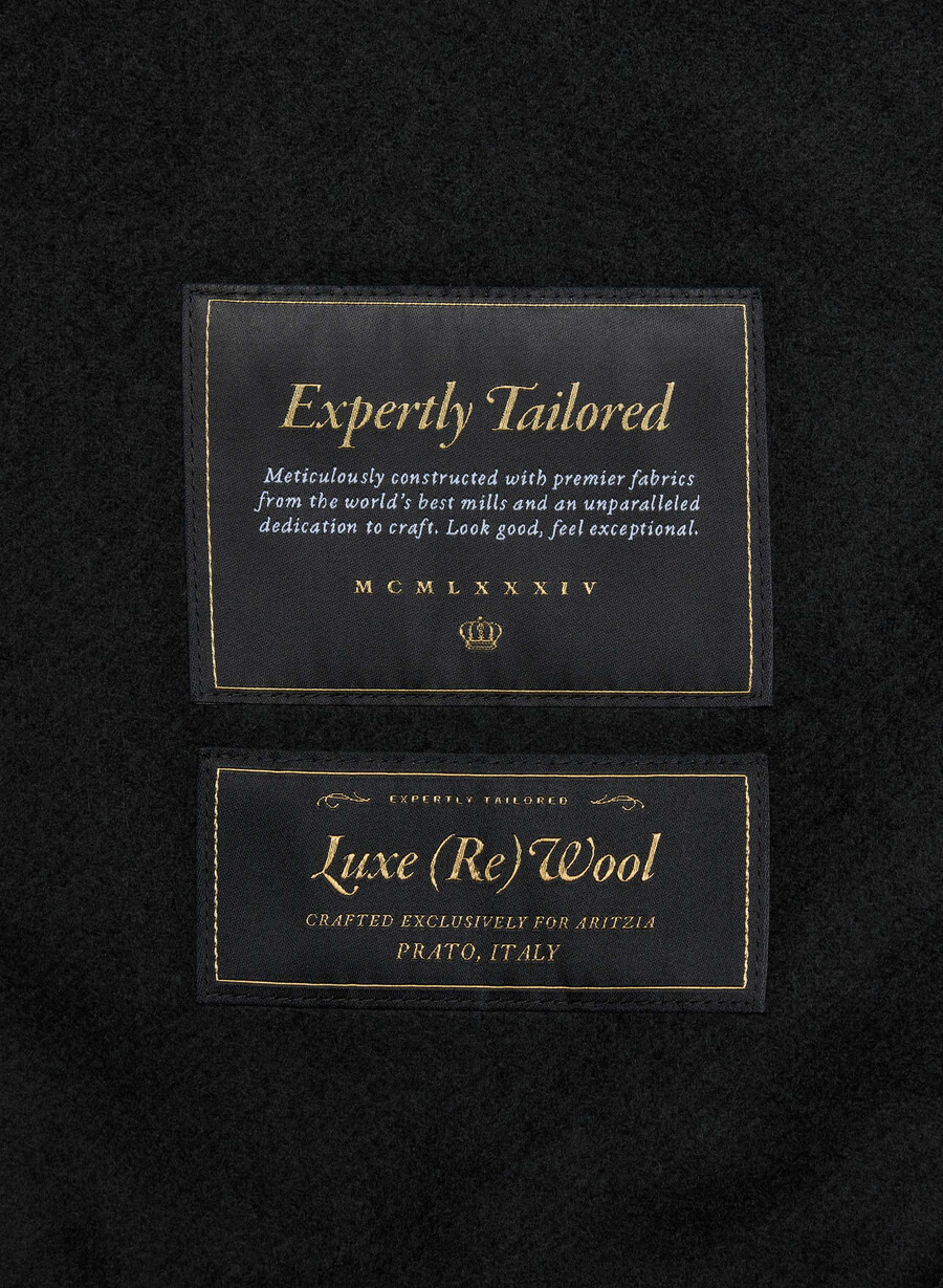 der doppelseitige mantel „embrace – luxus rewolle schwarz