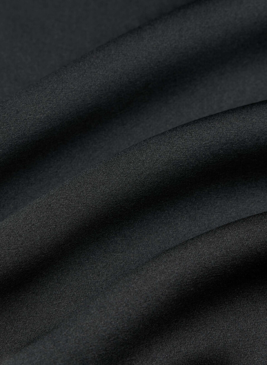 nightside seidenpyjama-top schwarz