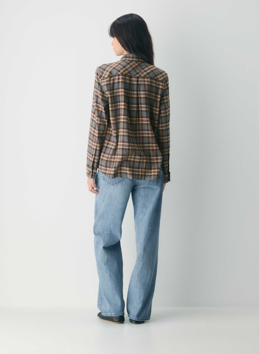 maple shirt ares check hd grch b