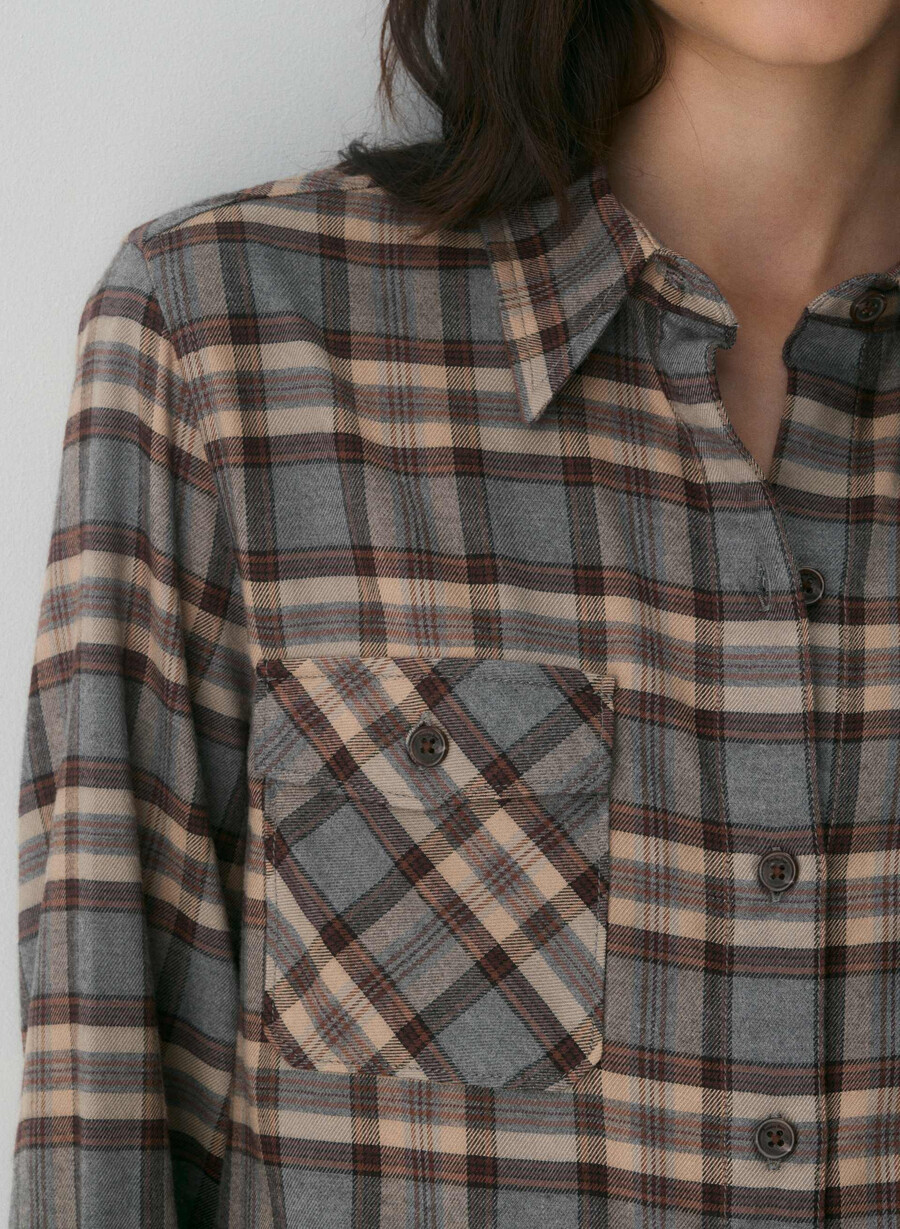 maple shirt ares check hd grch b