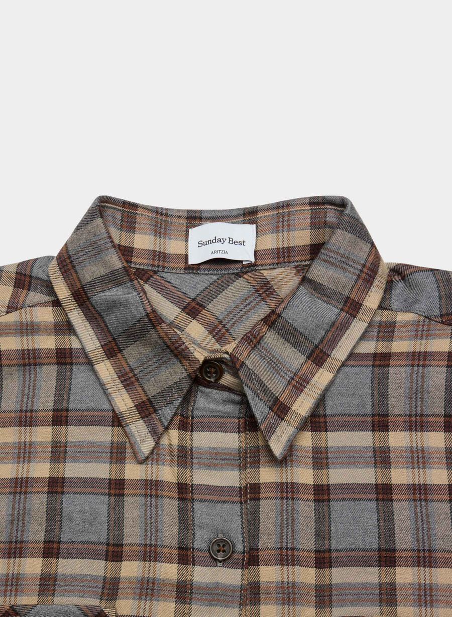 maple shirt ares check hd grch b