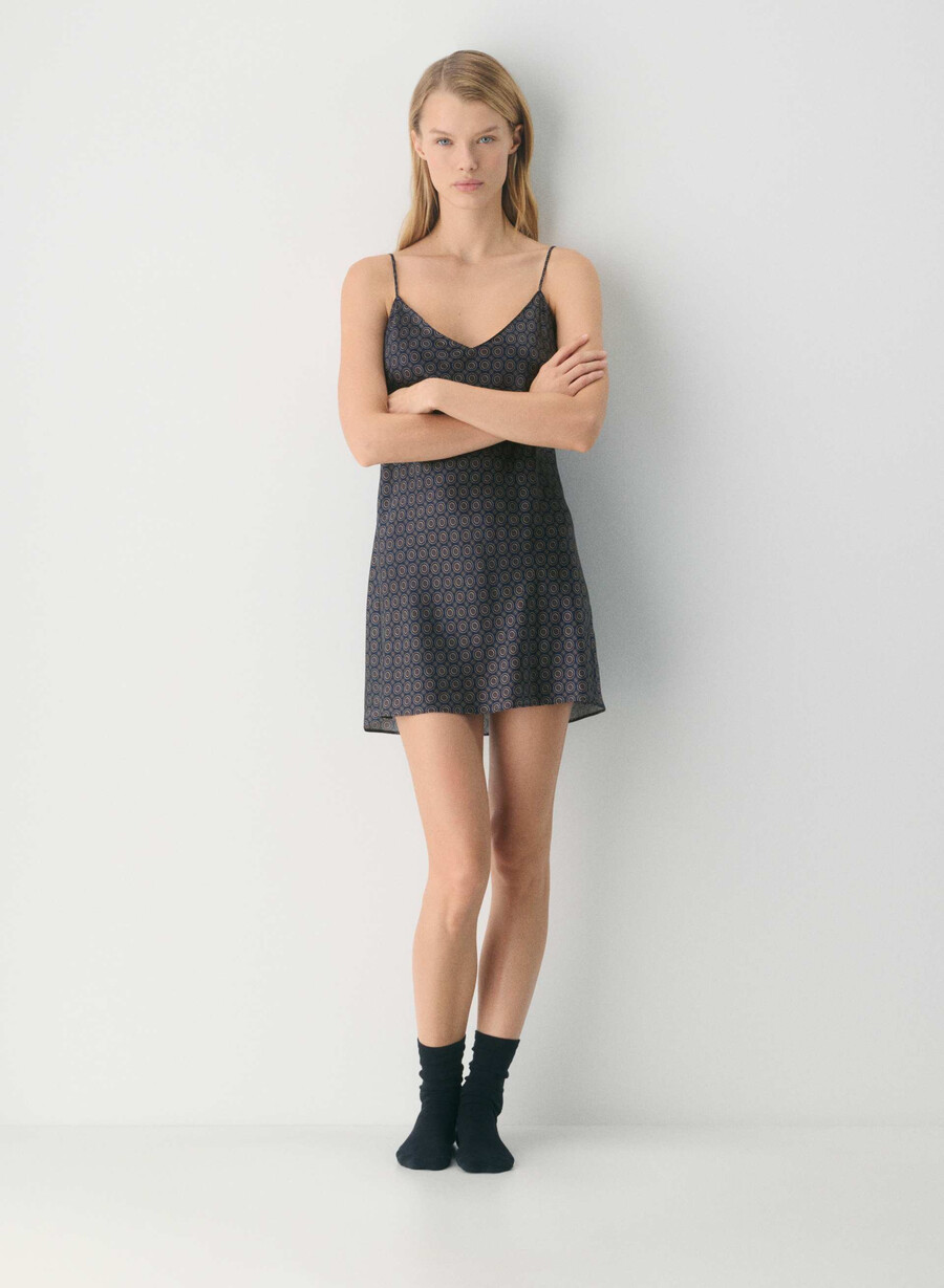 nightside seidenpyjama-unterkleid admiral cardamon