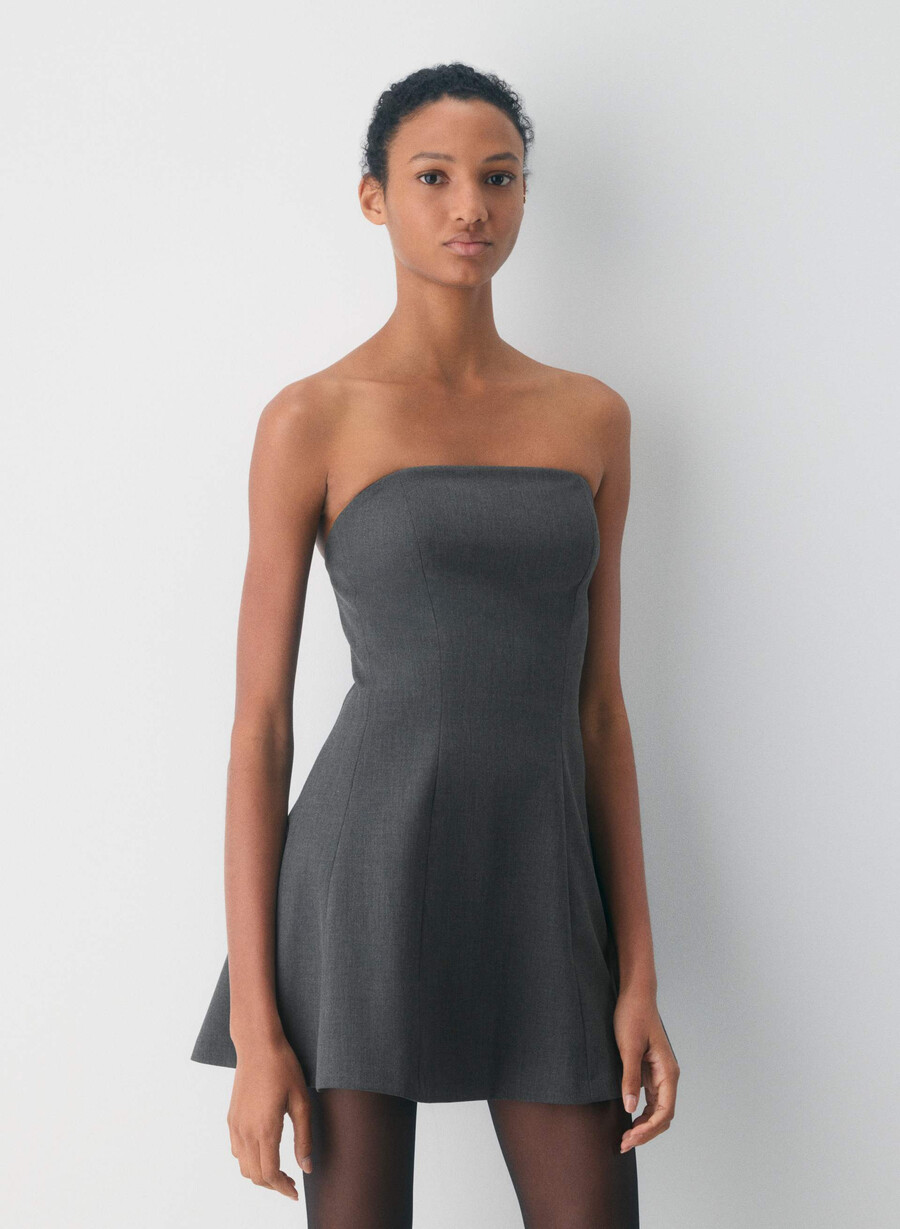 wren schlauchkleid heather charcoal