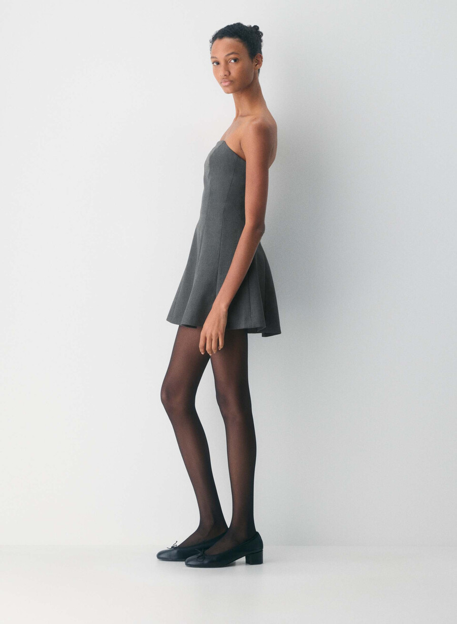 wren schlauchkleid heather charcoal