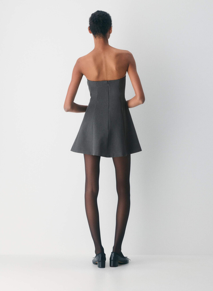 wren schlauchkleid heather charcoal