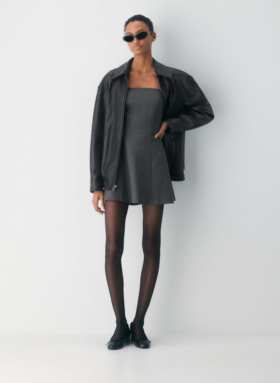 wren schlauchkleid heather charcoal