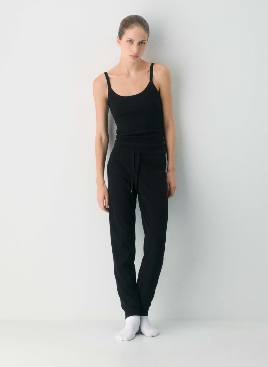 homestretch rib jogger schwarz