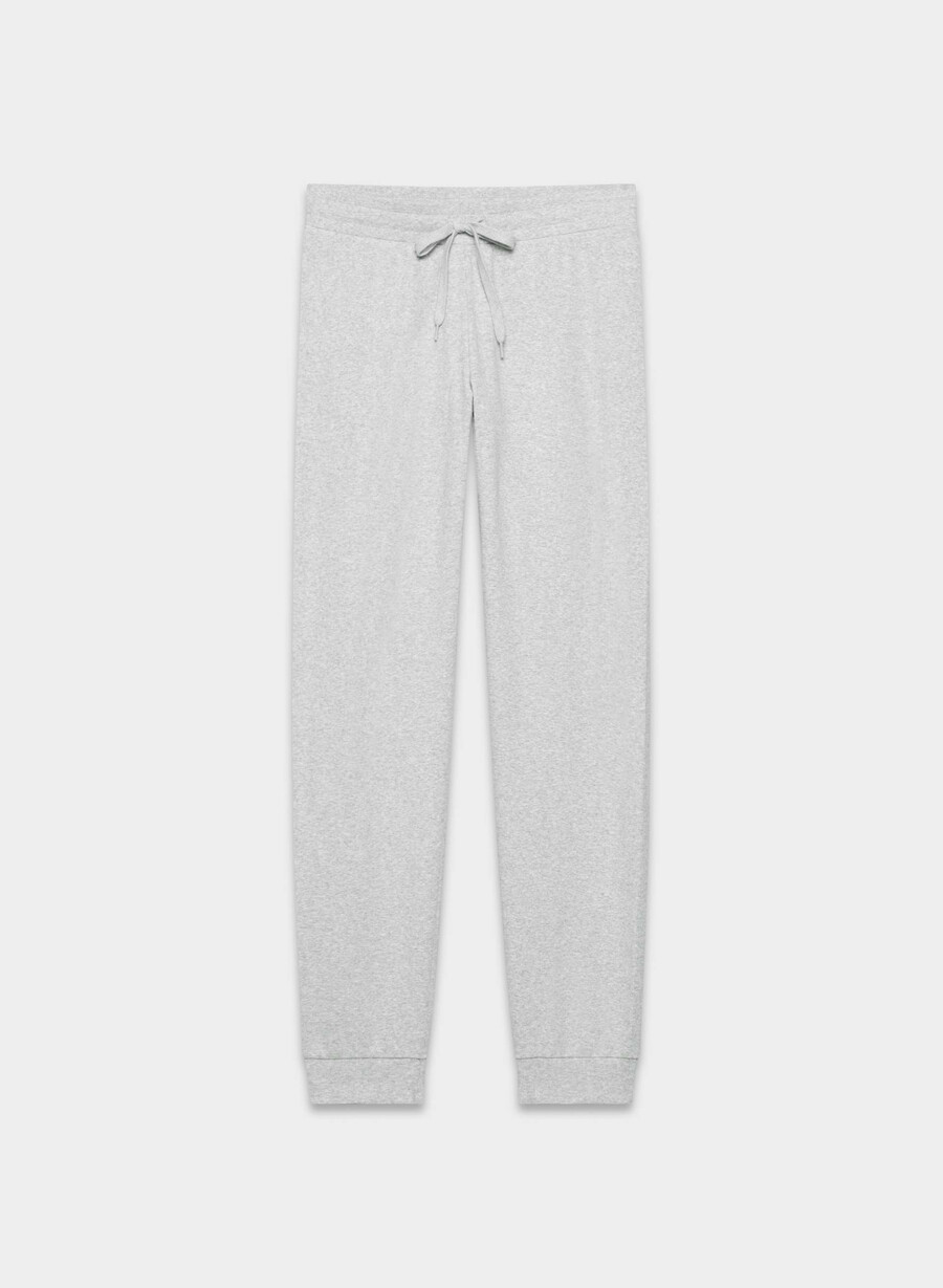 homestretch rib jogger heather chrome
