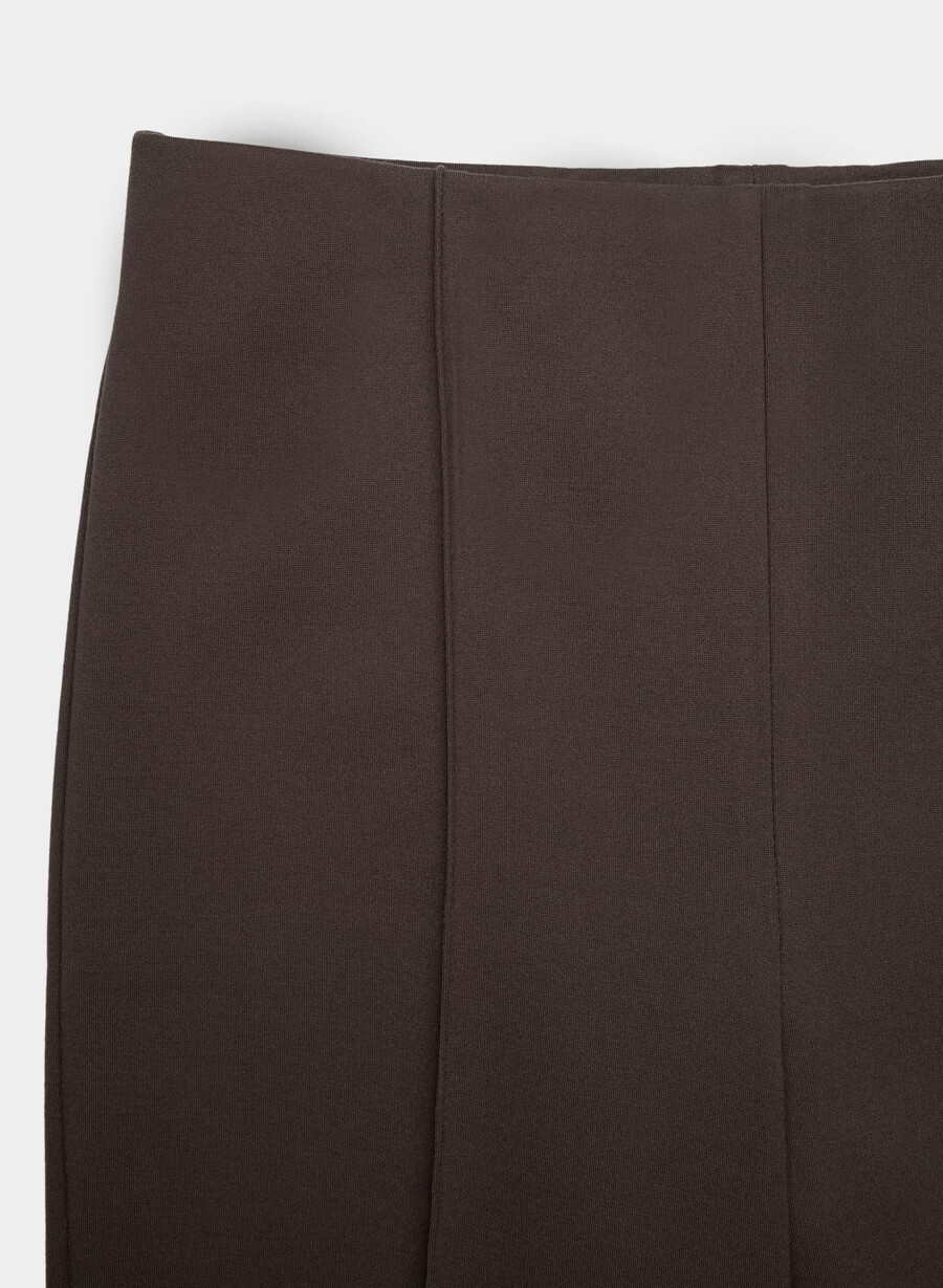 ponteflex kitten pant rich mocha brown