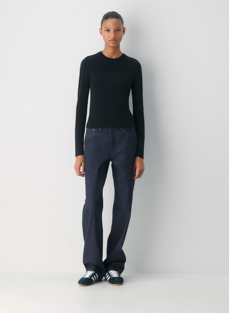 homestretch smooth solo langarmshirt schwarz