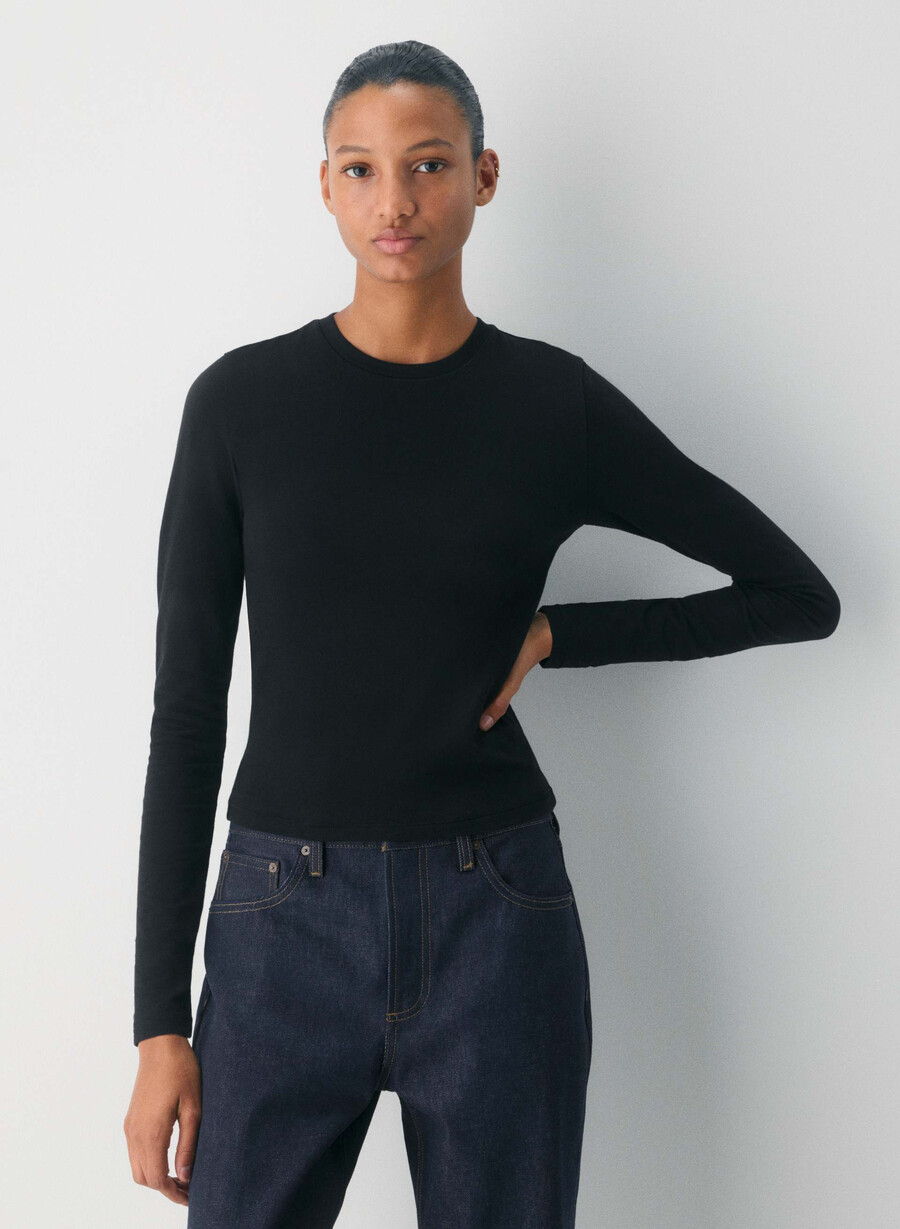 homestretch smooth solo langarmshirt schwarz