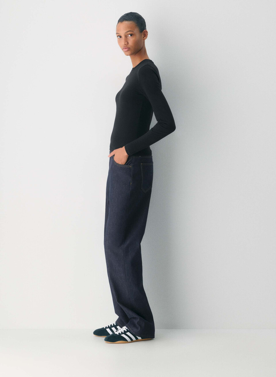 homestretch smooth solo langarmshirt schwarz