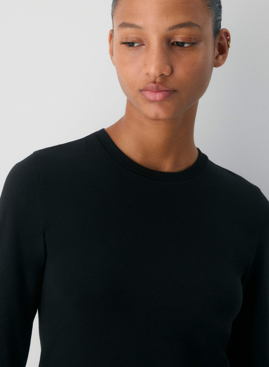 homestretch smooth solo langarmshirt schwarz