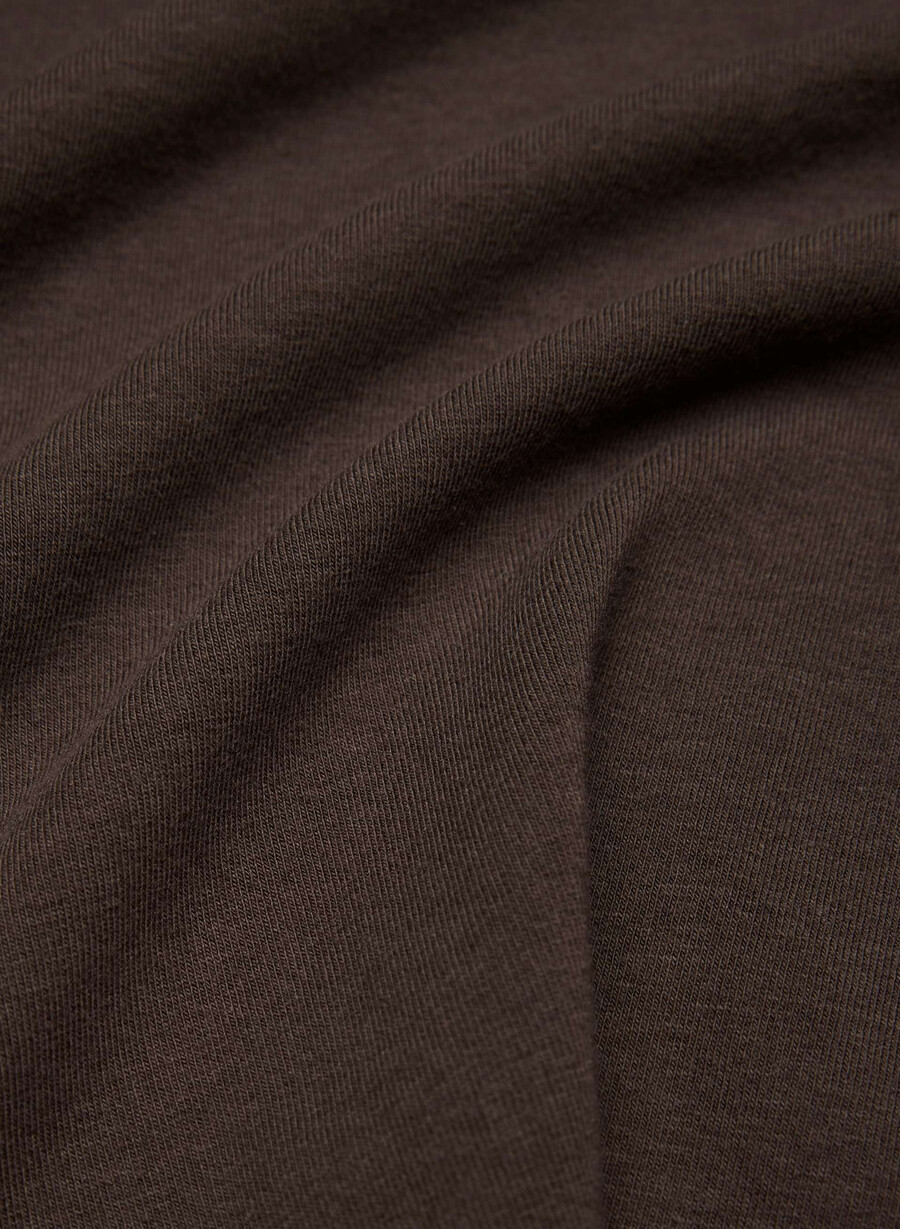 homestretch smooth solo langarmshirt reiches mochabraun