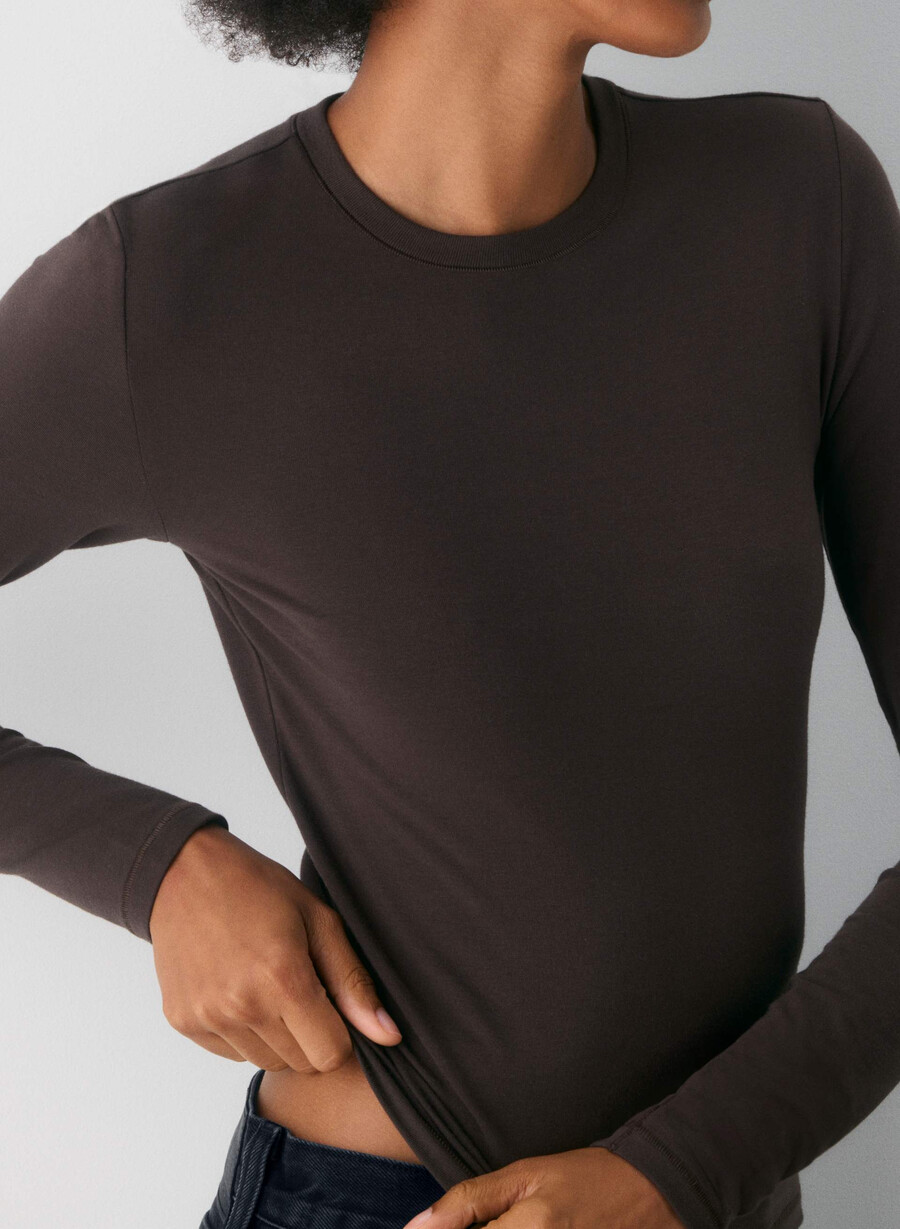 homestretch smooth solo langarmshirt villa pink