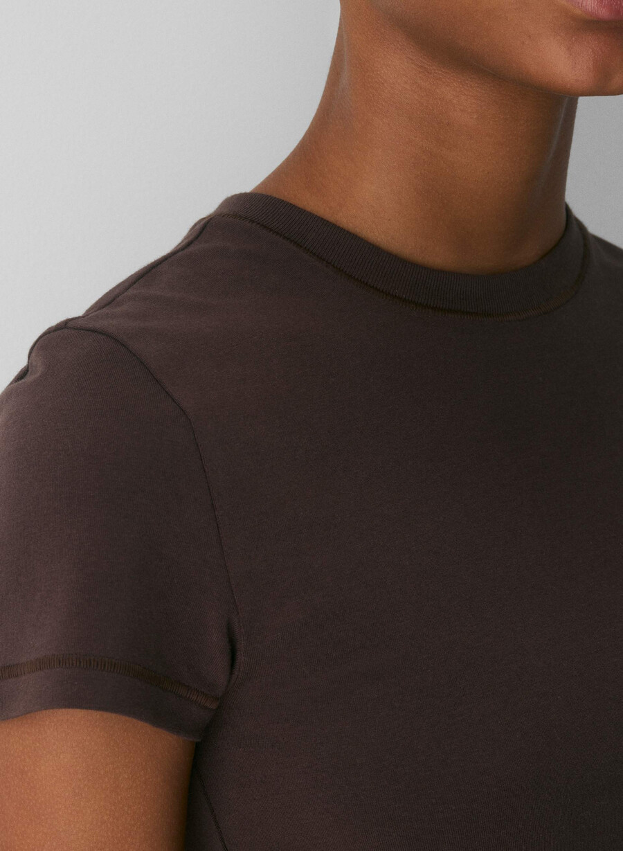 homestretch smooth tune t-shirt reiches mochabraun