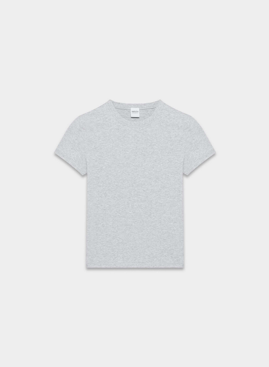 homestretch smooth tune t-shirt heather chrome