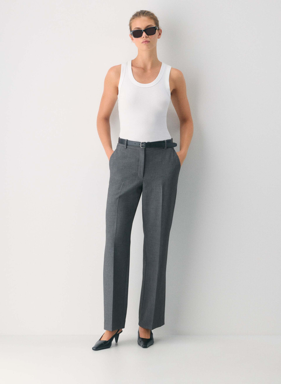 new agency curve-fit hose - reessential heather charcoal