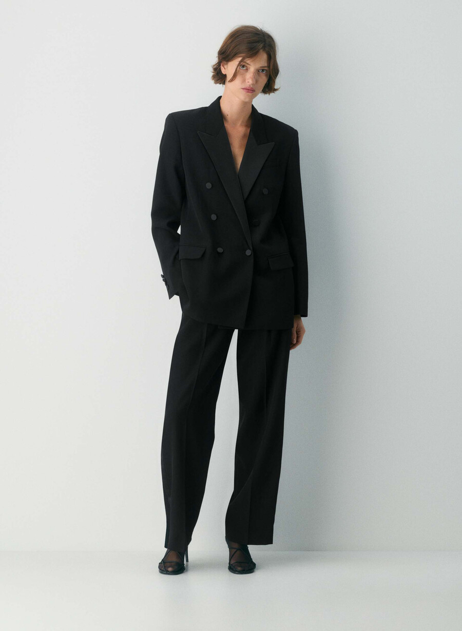 manor wollblazer schwarz