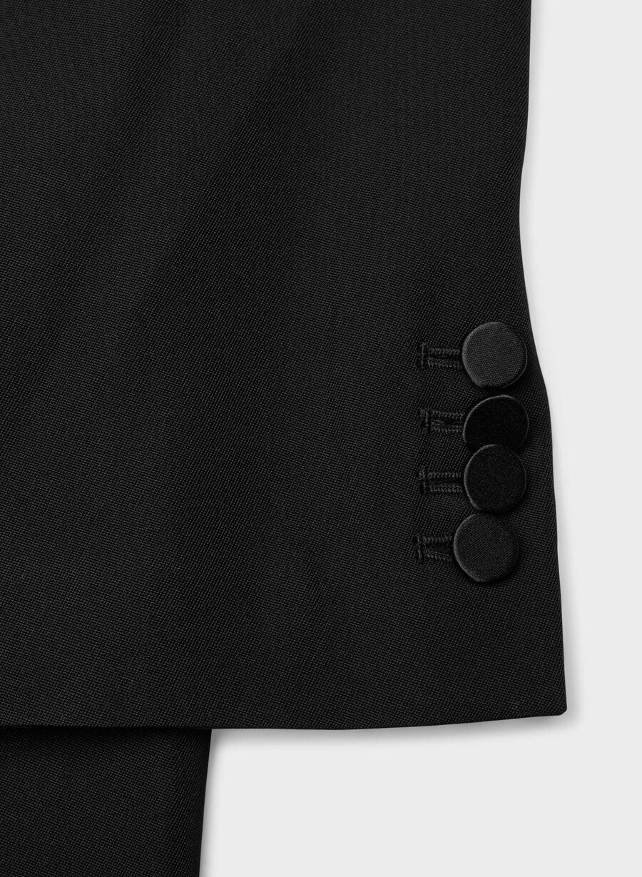 manor wollblazer schwarz