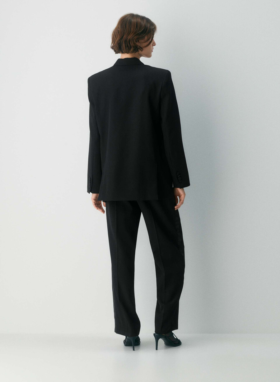 manor wollblazer schwarz
