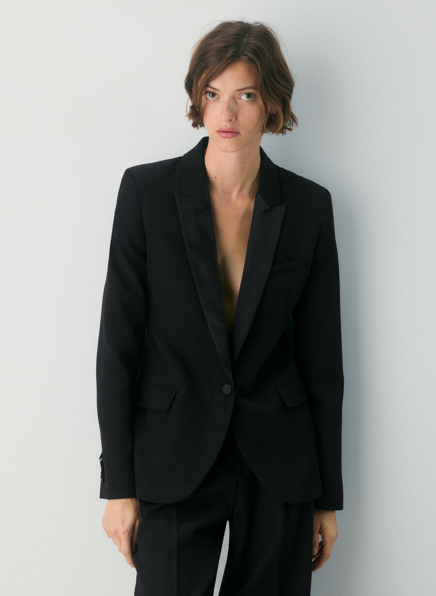 charisse wollblazer schwarz