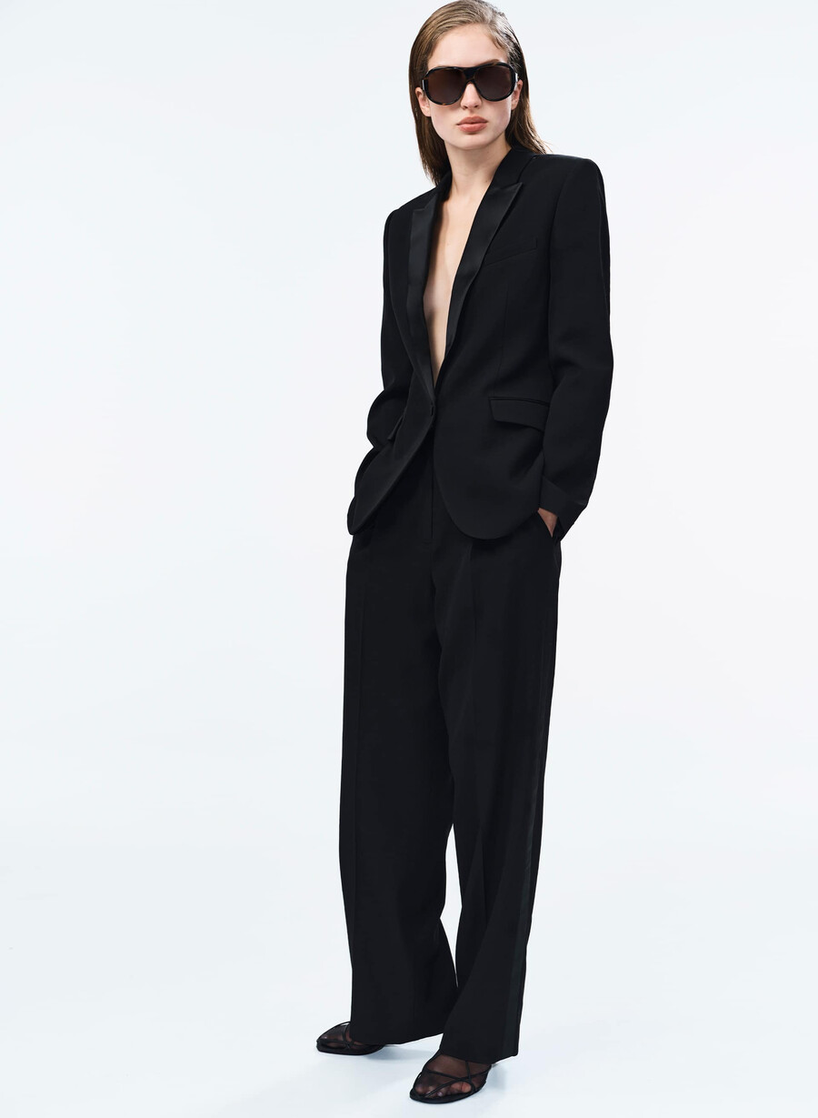 charisse wollblazer schwarz