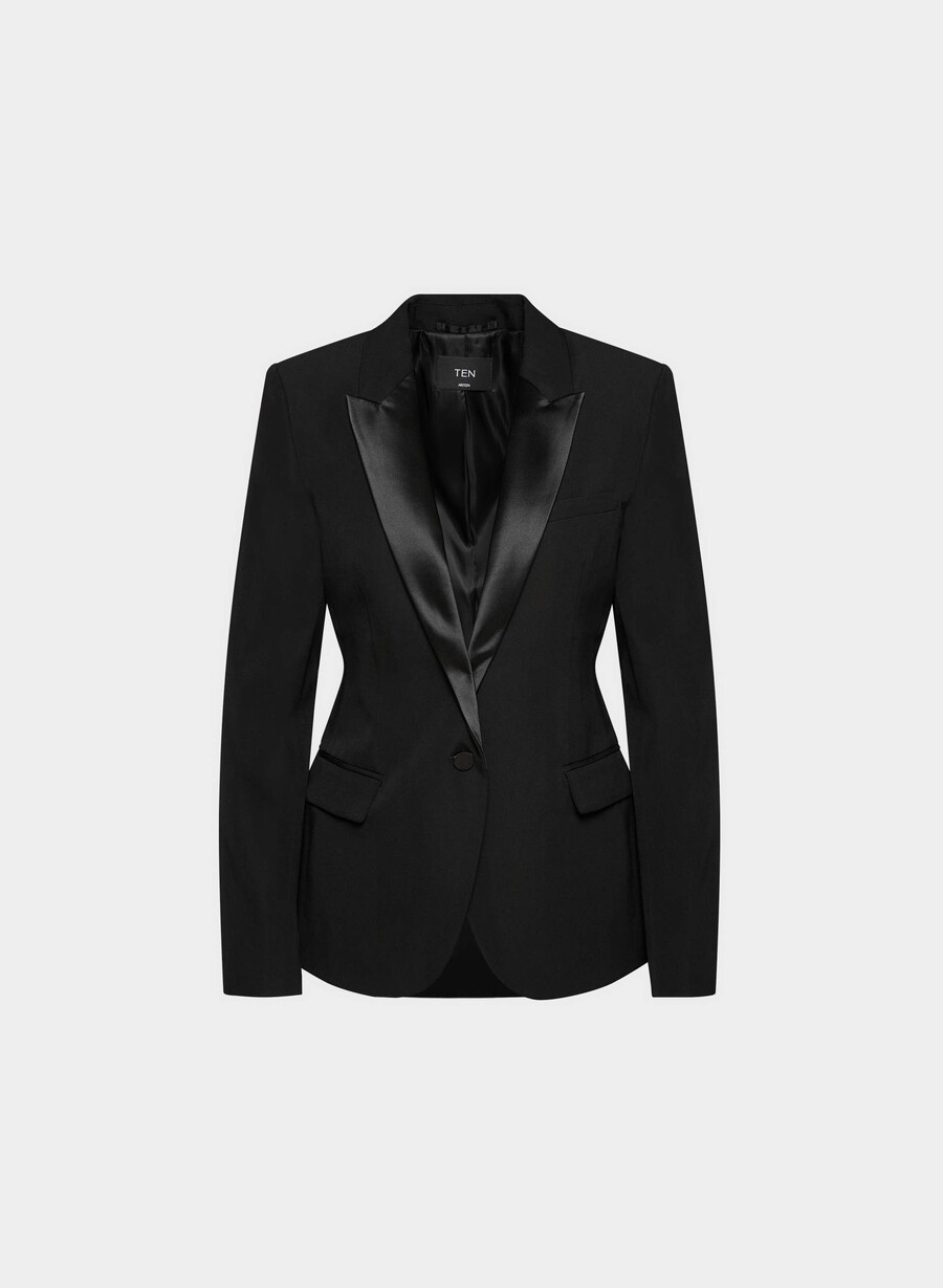 charisse wollblazer schwarz