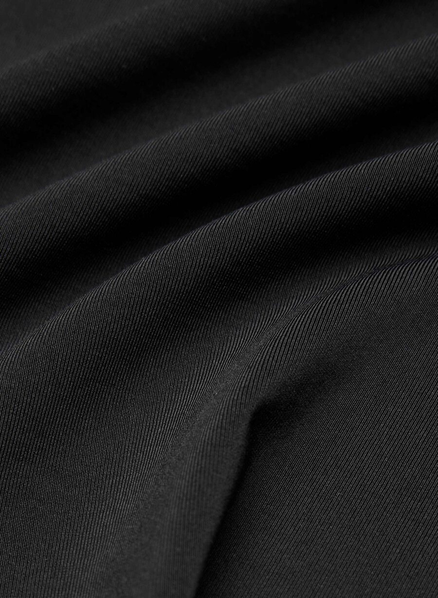 weiches nahtloses hallmark langarmshirt schwarz