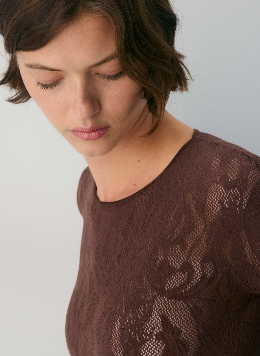 flora seamless mambo bodysuit kakao-puderbraun