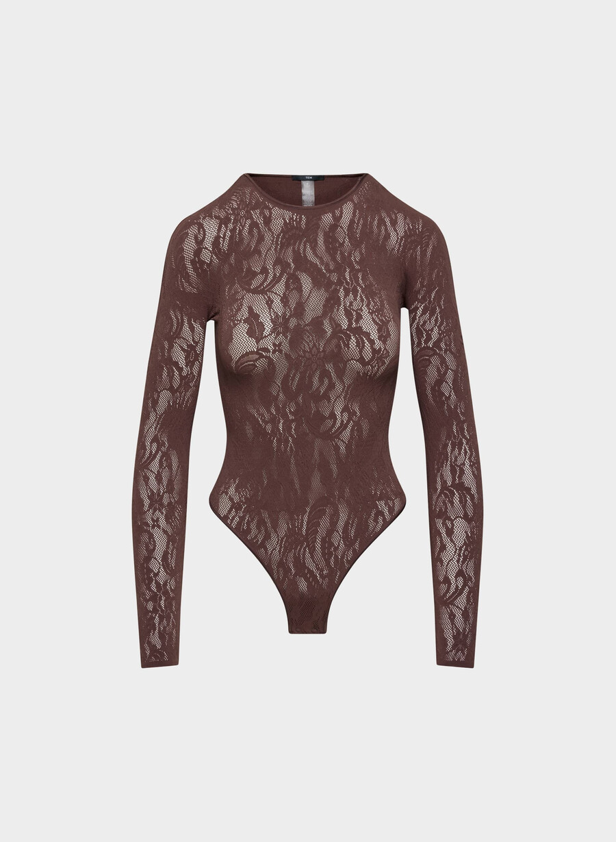 flora seamless mambo bodysuit kakao-puderbraun