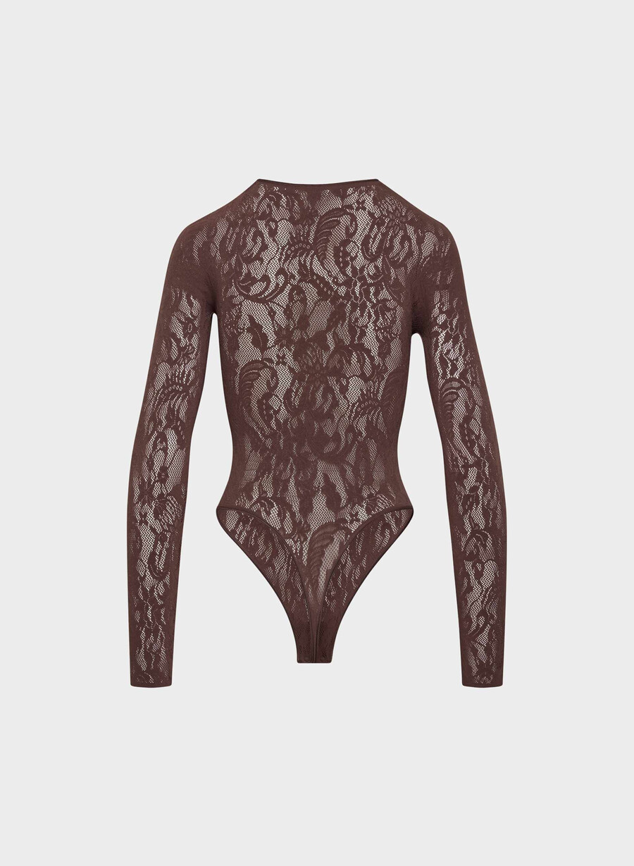 flora seamless mambo bodysuit kakao-puderbraun