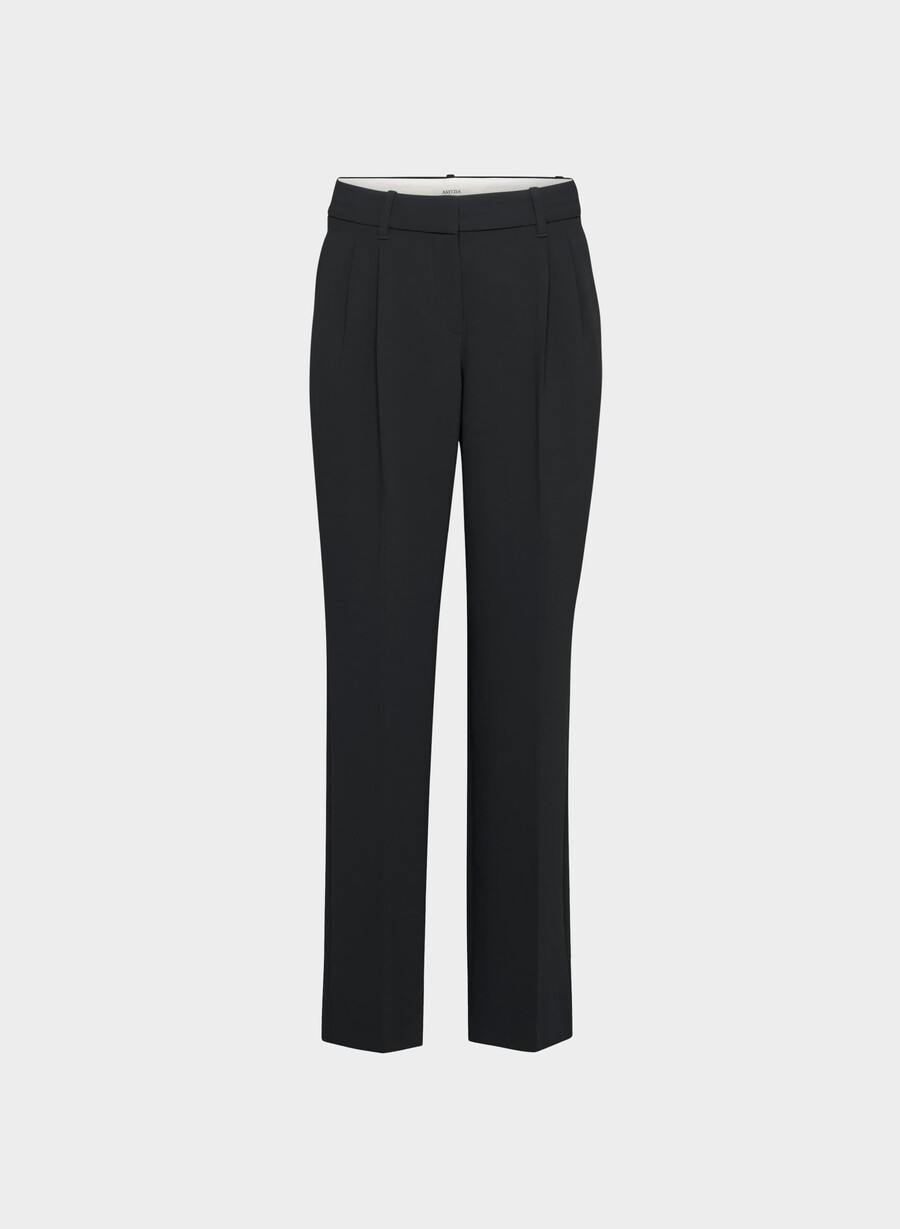 die mühelose hose curve-fit lo-rise - crepette schwarz