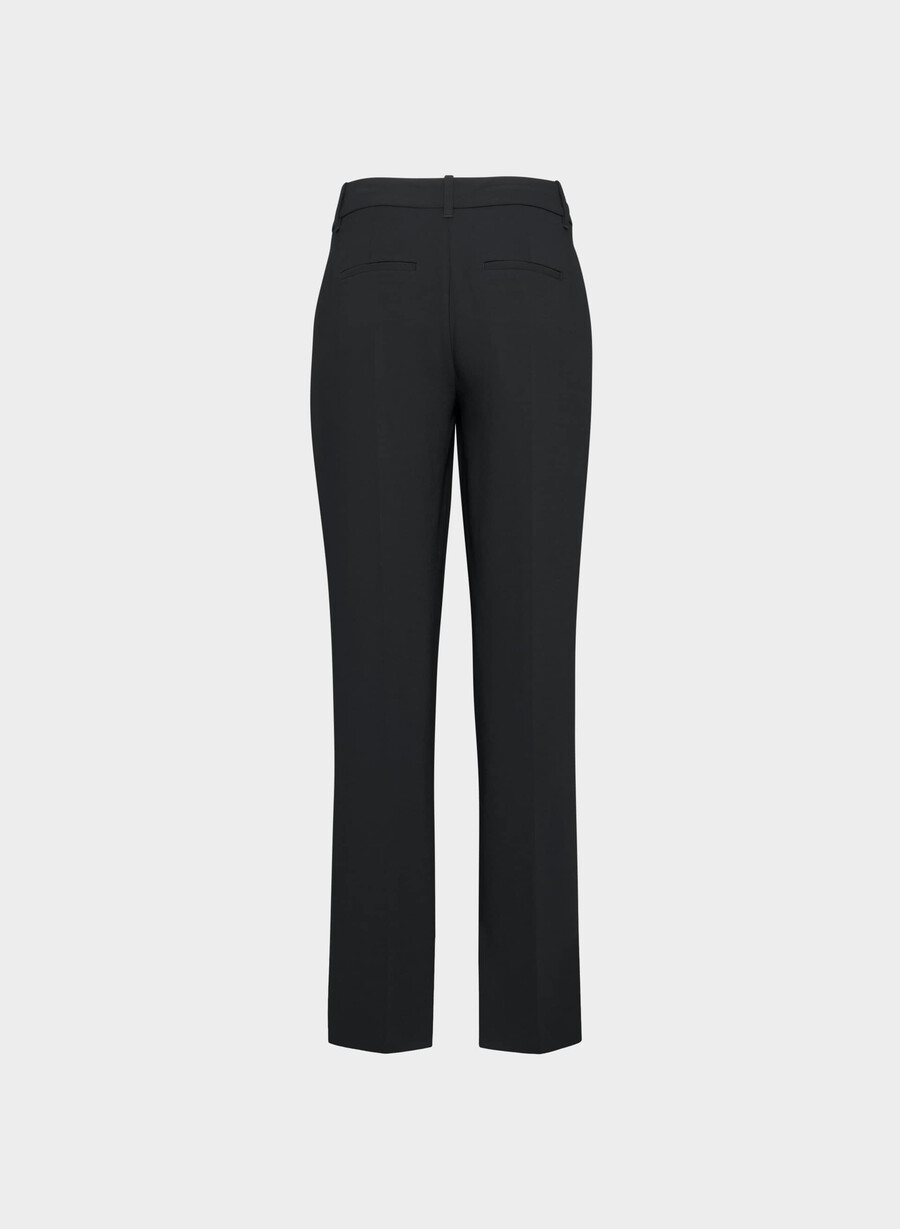 die mühelose hose curve-fit lo-rise - crepette schwarz