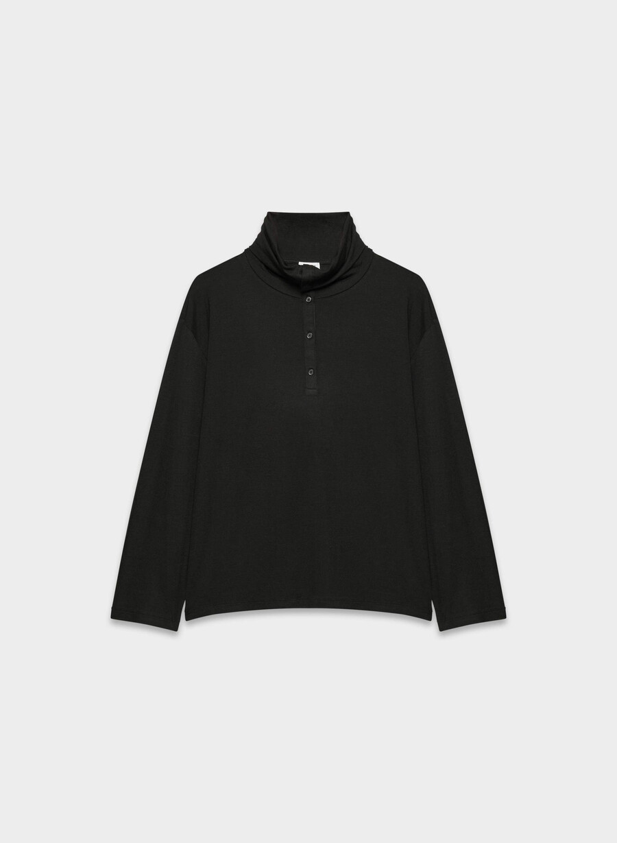 riverside rollkragenpullover schwarz