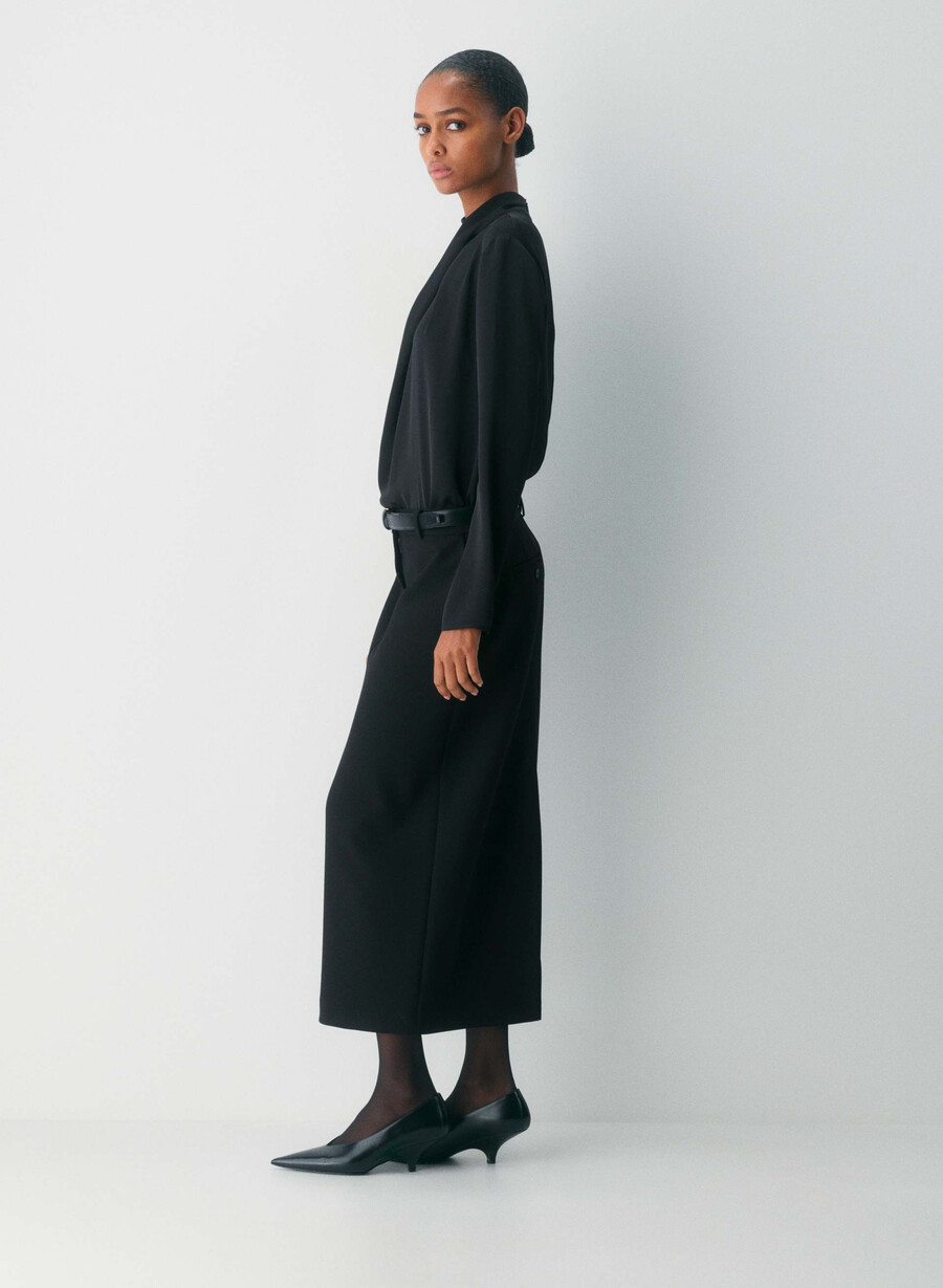 nolita satinbluse schwarz