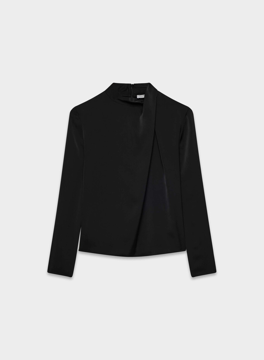 nolita satinbluse schwarz