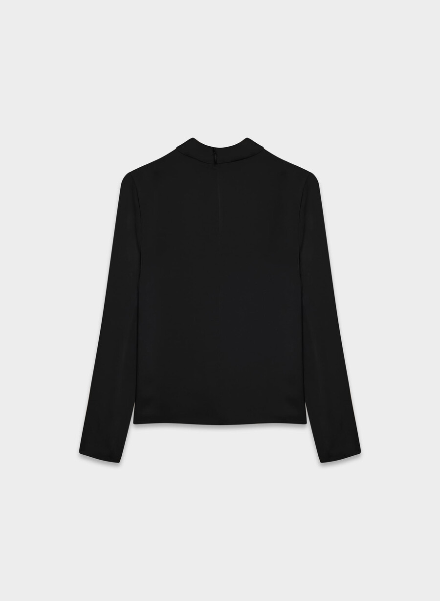 nolita satinbluse schwarz