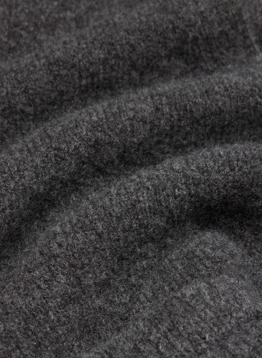 seaport cardigan heather charcoal