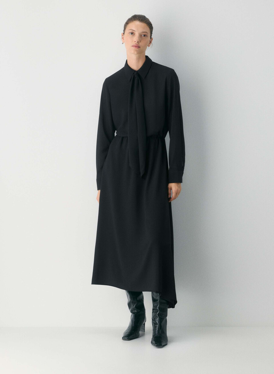 hopper-kleid schwarz