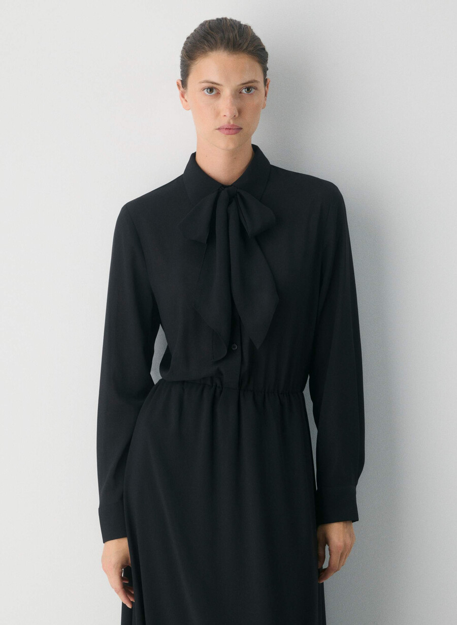 hopper-kleid schwarz