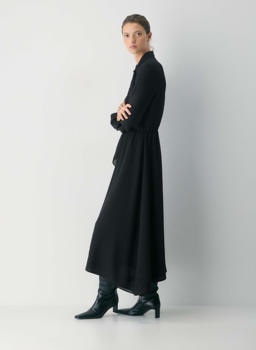 hopper-kleid schwarz