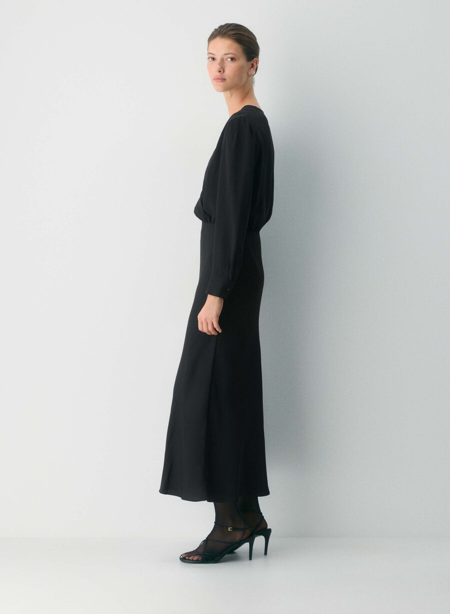benefactor-kleid schwarz