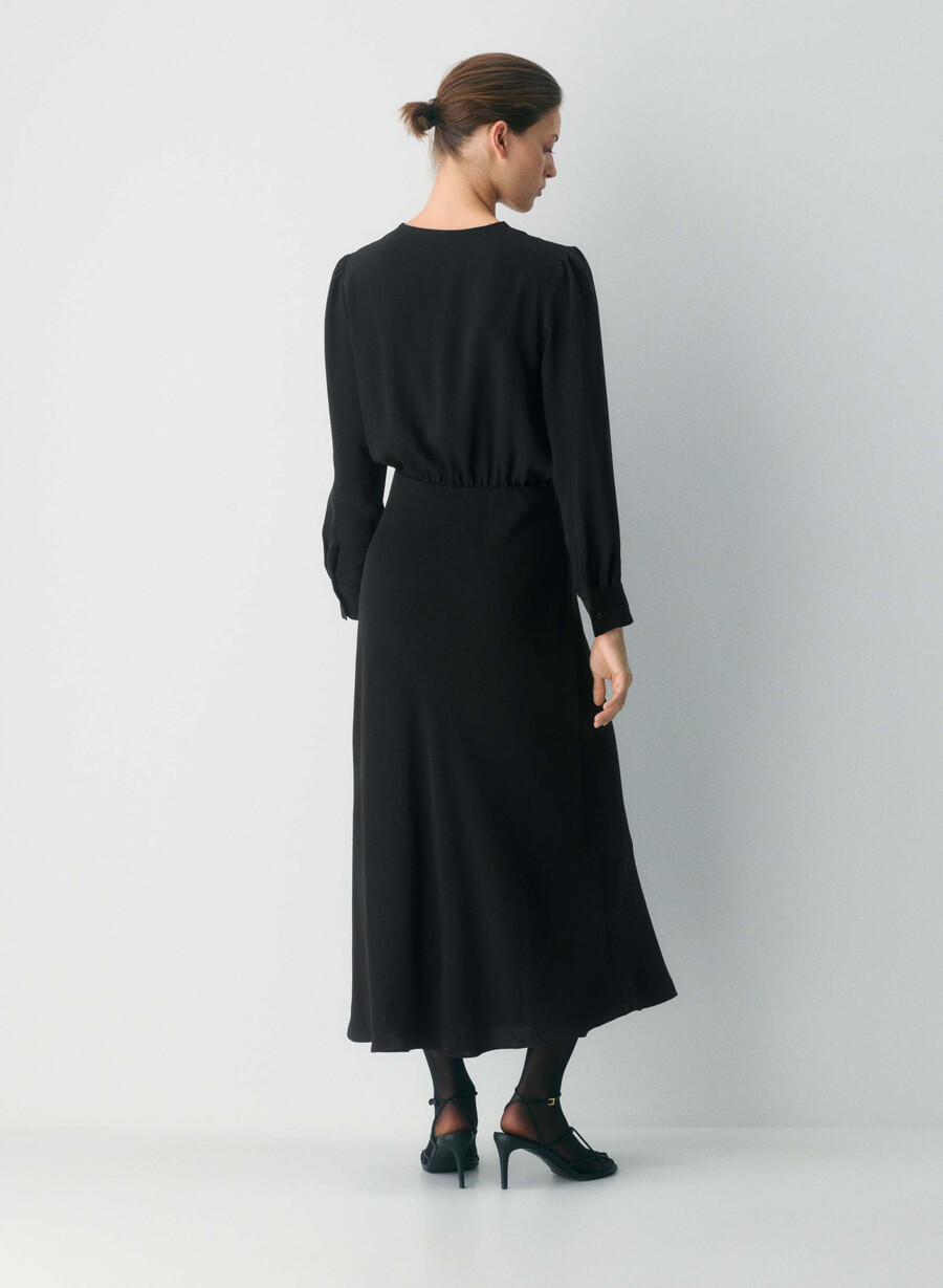 benefactor-kleid schwarz