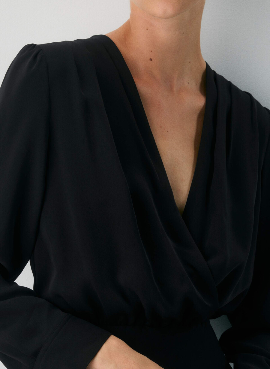 benefactor-kleid schwarz
